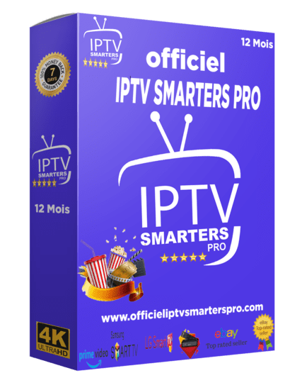 IPTV SMARTERS PRO 15 mois 1 IPTV SMARTERS PRO 12 mois