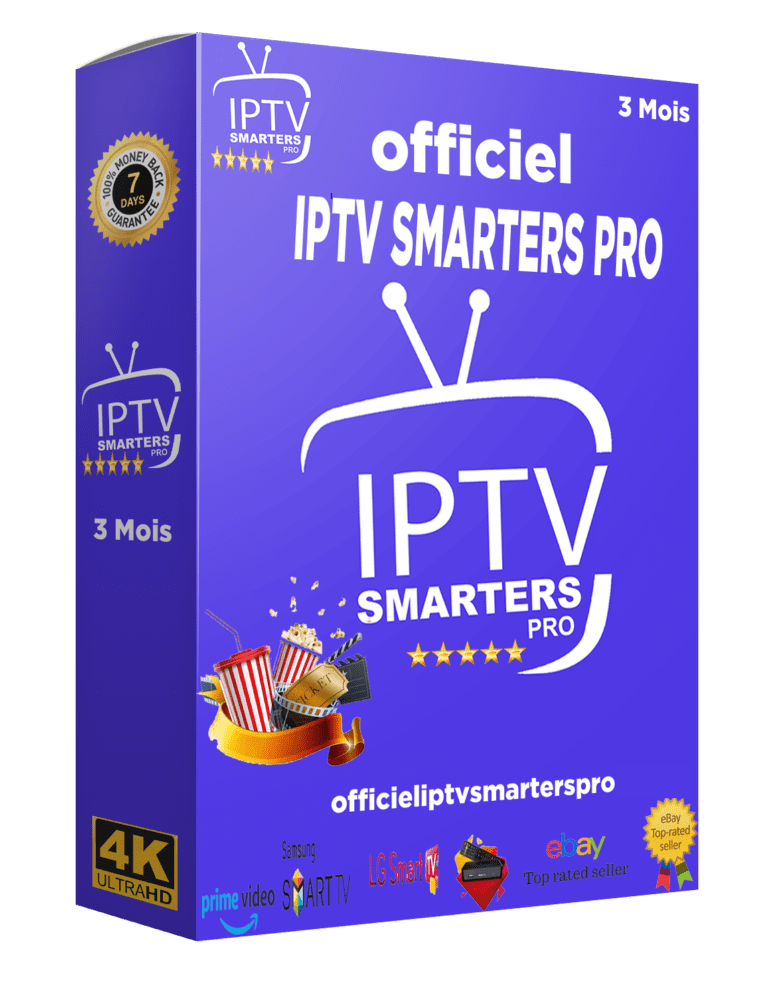 Abonnement IPTV SMARTERS PRO 3 mois 2 Ecrans 1 Abonnement IPTV SMARTERS PRO 3 mois